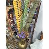 Image 5 : Large Brass Vase with Home Decor - Approx 5+ Feet Tall