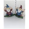 Image 1 : Lot of 2 Decorative Swinging Elves - Garden Home Decor