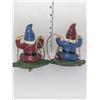 Image 4 : Lot of 2 Decorative Swinging Elves - Garden Home Decor