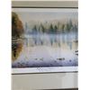 Image 3 : Framed Ducks Unlimited Canada "Reflections of Autumn" Artist Jake Vandenbrink Signed 652/2650 (20.5"