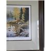Image 4 : Framed Ducks Unlimited Canada "Reflections of Autumn" Artist Jake Vandenbrink Signed 652/2650 (20.5"