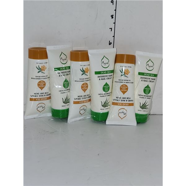 Lot of 6 New Myrel Dead Sea Hand & Nail Skin Cream