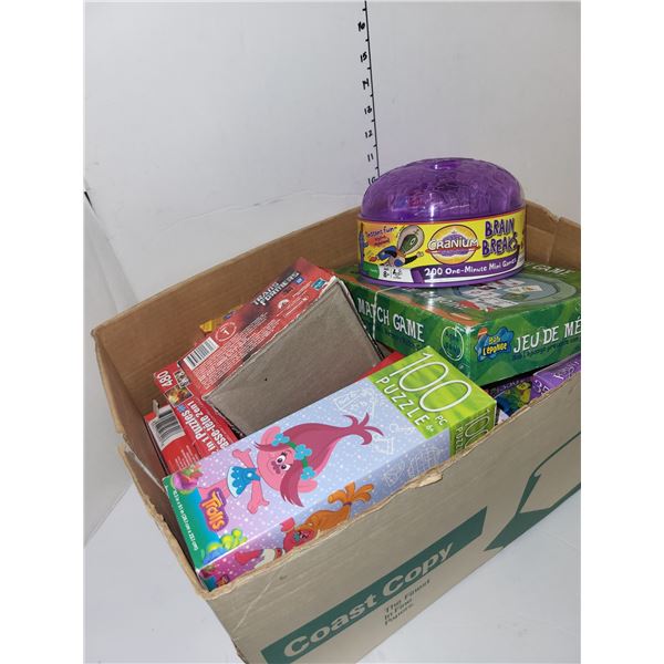 Box of Puzzles and Games