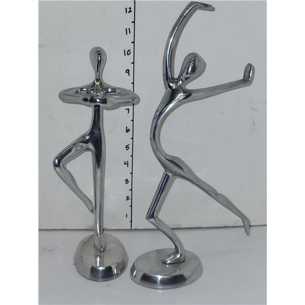 Pair of Torre & Tagus Collection Aluminum Dancers