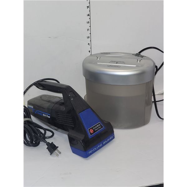 Estate Hoover Heavy Duty Portable Vacuum + Paper Shredder