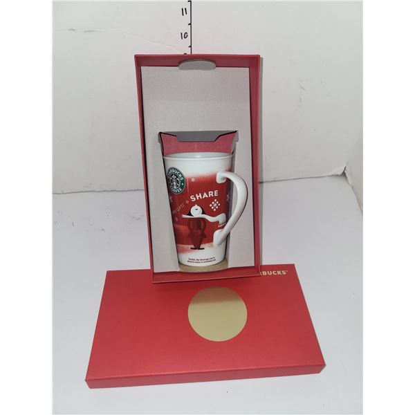 Boxed 2010 Christmas Starbucks Mug