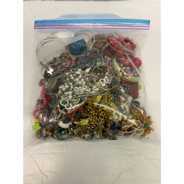 Large Freezer Baggie of Various Jewellery