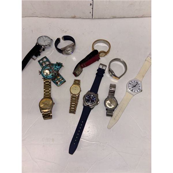 Sandwich Baggie of Various Watches