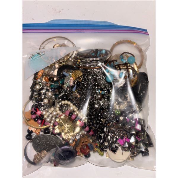Large Freezer Baggie of Various Jewellery