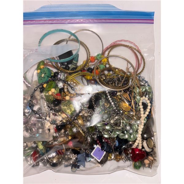Large Freezer Baggie of Various Jewellery