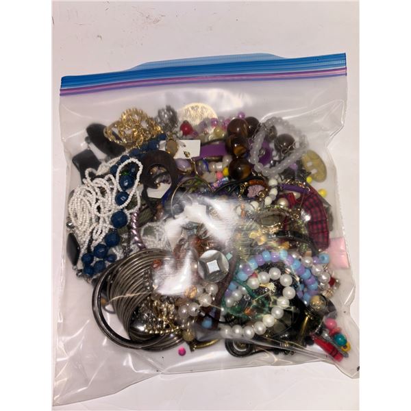 Large Freezer Baggie of Various Jewellery
