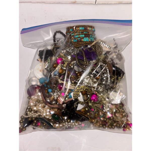 Large Freezer Baggie of Various Jewellery