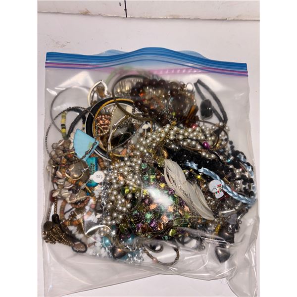 Large Freezer Baggie of Various Jewellery