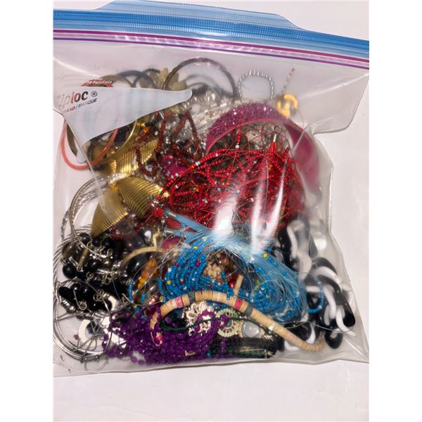 Large Freezer Baggie of Various Jewellery