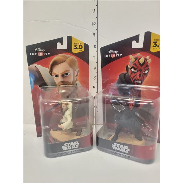Sealed 2 Disney Infinity 3.0 Edition Star Wars Obi-Won Kerobi & Darth Maul