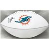 Image 1 : DEVON ACHANE SIGNED MIAMI DOLPHINS FOOTBALL (JSA COA)