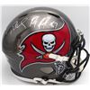 Image 1 : TOM BRADY AND ROB GRONKOWSKI DUAL SIGNED TAMPA BAY BUCS HELMET (FANATICS COA)
