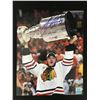 Image 1 : JONATHAN TOEWS SIGNED CHICAGO BLACKHAWKS 11 X 14 STANLEY CUP PHOTO (GCG HOLO)