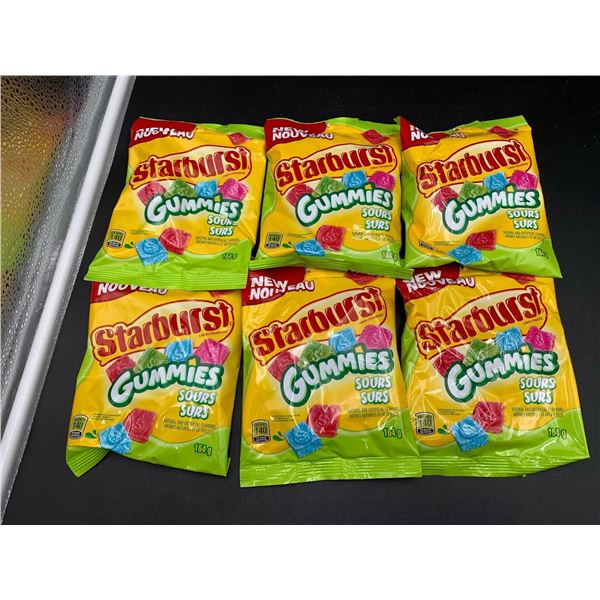 Starburst Gummies Sours (6 x 164g)