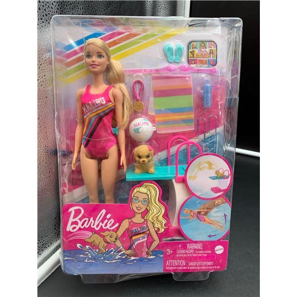 Barbie Olympic Swim Doll and Accessories