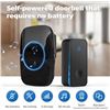 Image 1 : 【No Battery Required】SMATRUL Wireless Doorbell Waterproof, Door Bell Chime with 