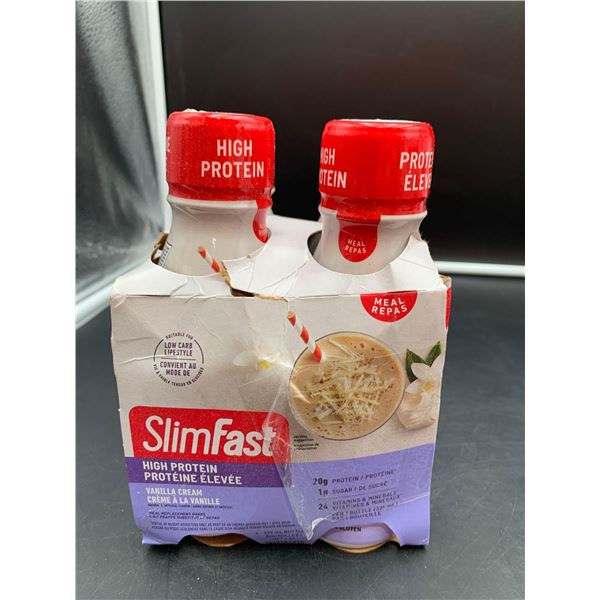 SlimFast Vanilla Cream Real Replacement Shake (4 x 325ml)