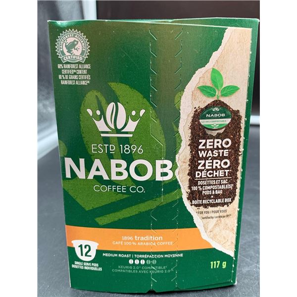 Nabob Coffee 1896 Tradition Arabica Coffee, Medium Roast (12 single serve pods)
