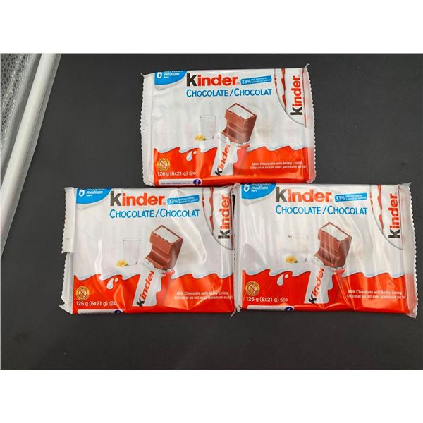 Kinder Chocolate Milk Chocolate with Milky Lining (3 x 6 x 21g)