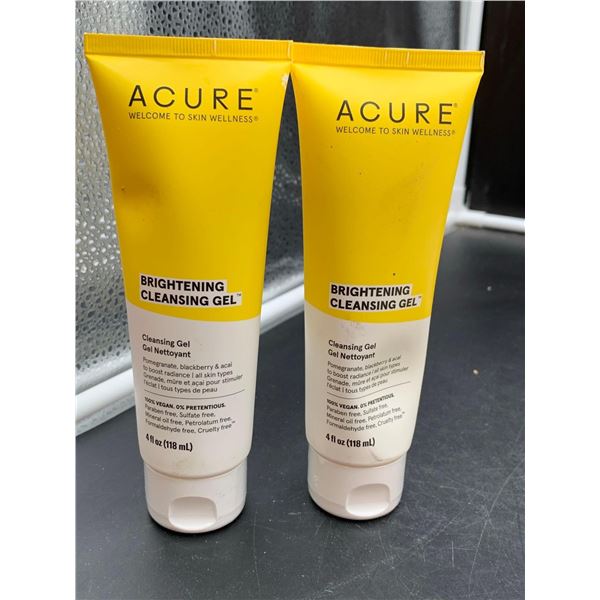 Acure Brightening Cleansing Gel (2 x 118ml)