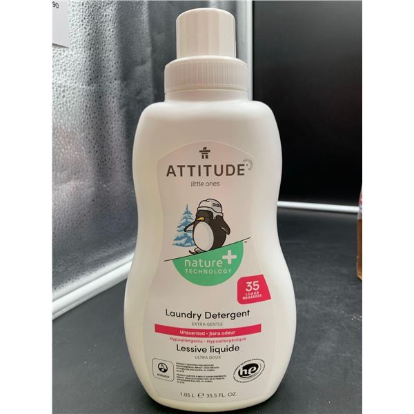 Attitude Little Ones Laundry Detergent, Unscented Hypoallergenic (1.05L)