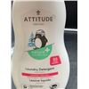 Image 2 : Attitude Little Ones Laundry Detergent, Unscented Hypoallergenic (1.05L)