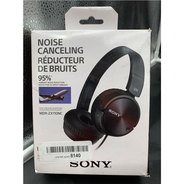 Sony Noise Canceling Headphones MDR-ZX110NC