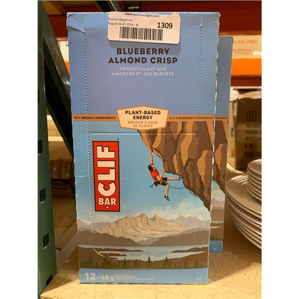 Cliff Bar-Blueberry Almond Crisp Plant Based Energy (12 x 68g)