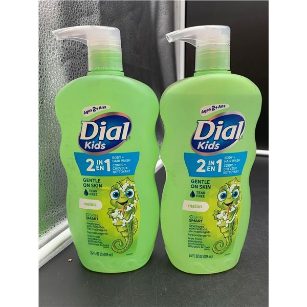 Dial Kids 2in1 Body & Hair Wash (2 x 709ml) Melon