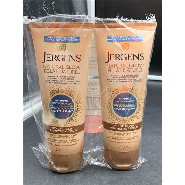 Jergens Natural Glow Fiming Daily Moisturizer (2 x 200ml)Medium to Deep