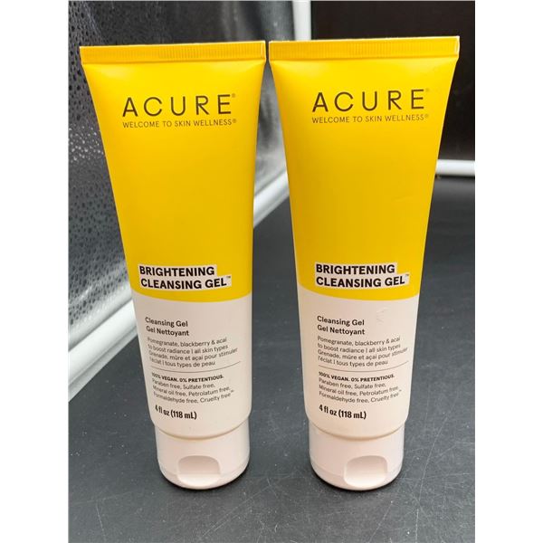 Acure Brightening Cleansing Gel (2 x 118ml)