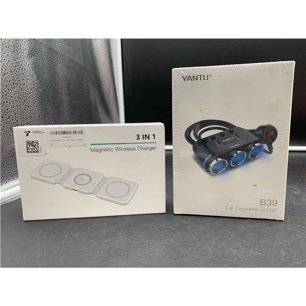 Magnetic Wireless Charger and Yantu Car Cigarette Socket