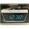 Image 4 : iTOMA Bluetooth Clock Radio, 1.4 inch White LED Display Alarm Clock, FM Radio, Dual Alarm, Cell Phon