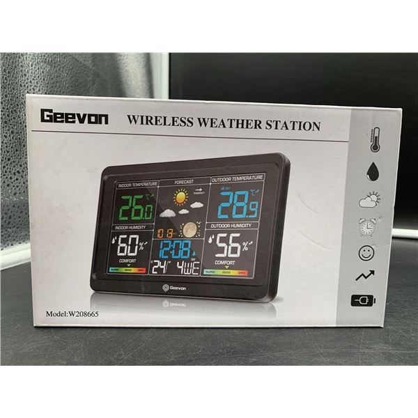 Geevon Wireless Weather Station, Model:W208665