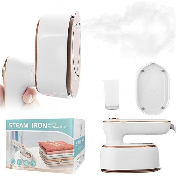 Iron Steamer for Clothes Travel Garment Steamer 1000W 5S Fast Heat-up Mini Steamers Portable Handhel