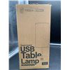 Image 2 : Yarra Decor Touch Control Table Lamp w/ USB Charging Port