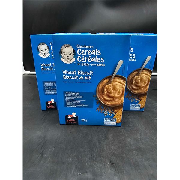 Gerber Cereals Wheat Biscuit Baby Cereal (227g x 7)