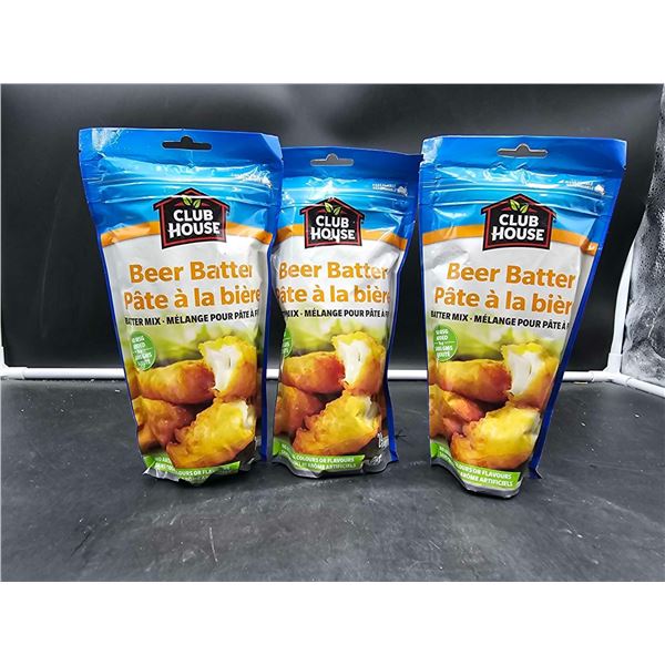 Club House Beer Batter Batter Mix (3 x 284g)