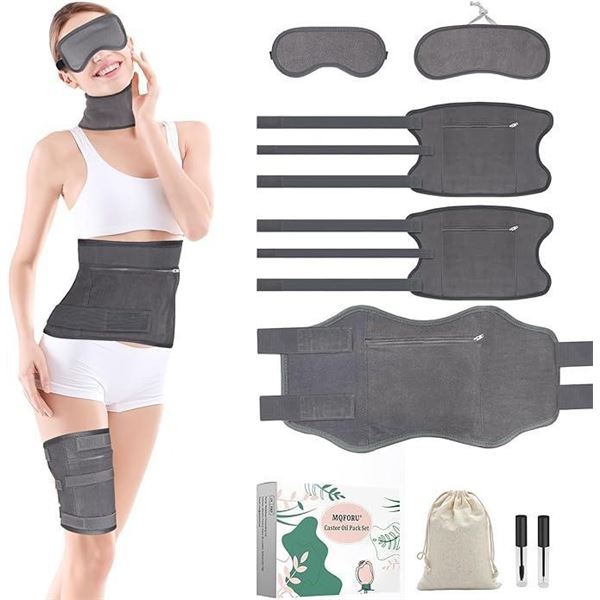 MQFORU Castor Oil Pack Set