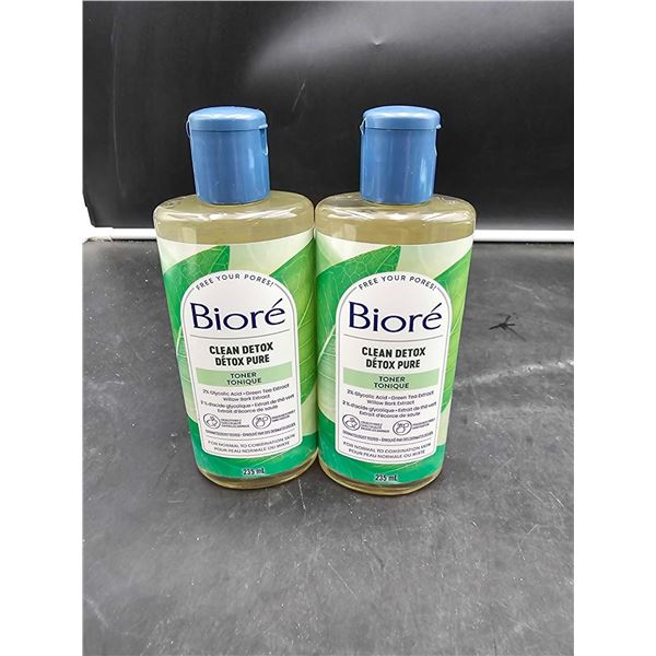 Biore Clean Detox Toner (2 x 235ml)
