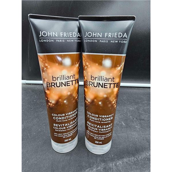 John Frieda Brilliant Brunette Color Vibrance Conditioner  (2 x 250ml)