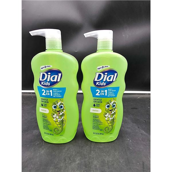 Dial Kids 2 in 1 Body & Hair Wash- Melon (2 x 709ml)