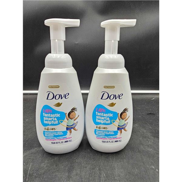 Dove Kids Care Foaming Body Wash (2 x 400ml)