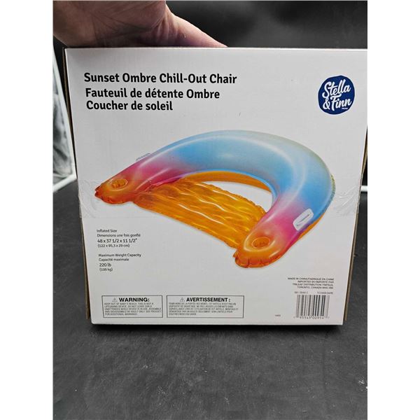 Stella and Finn Sunset Ombre Chill-Out Chair