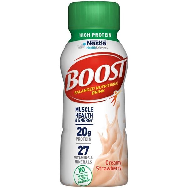 Boost High Protein Strawberry Meal Replacement 4x (6x237ml) ***Not Exact as stock photo ***